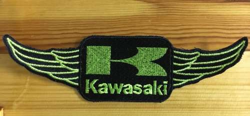 BDG720 SALE!!! Kawasaki wings badge patch 22cm