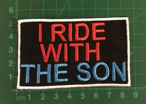 BDG324 Biker Ride with the Son badge patch