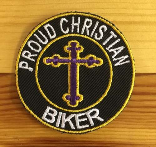 BDG321 Proudly Christian badge patch