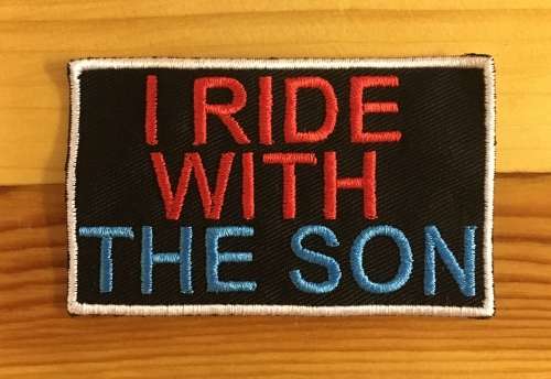 BDG324 Biker Ride with the Son badge patch