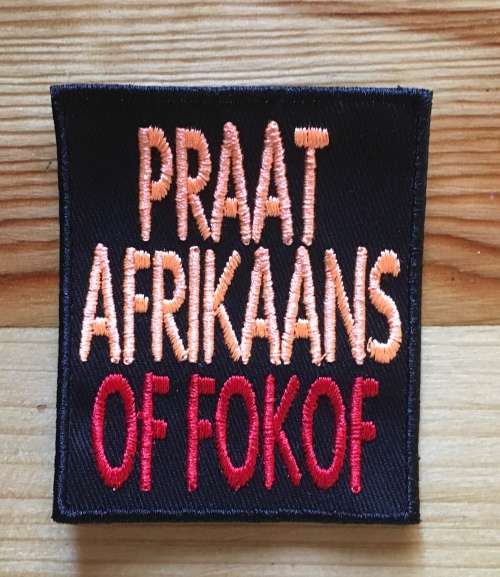 BDG217 Afrikaans 23 Praat Afrikaans badge patch