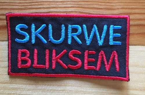 BDG208 Afrikaans 13 Skurwe Bliksem badge patch