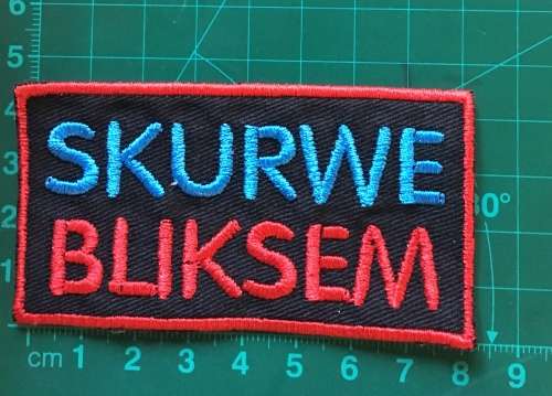 BDG208 Afrikaans 13 Skurwe Bliksem badge patch