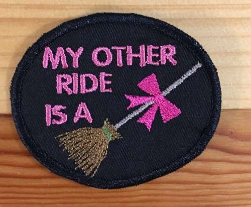 BDG926 My other ride  badge patch