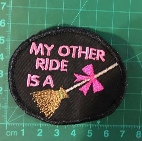BDG926 My other ride  badge patch