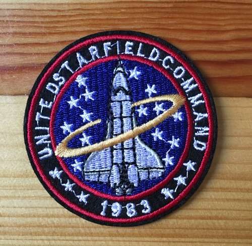 SP7 Star field command Space shuttle patch badge