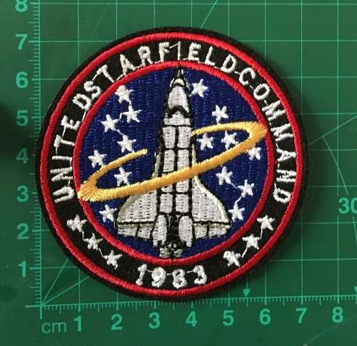 SP7 Star field command Space shuttle patch badge