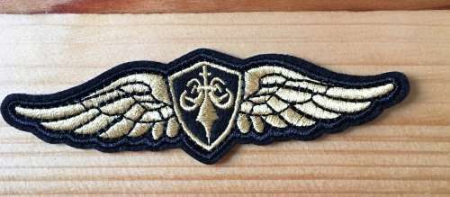 Arm5 Golden  wings badge patch