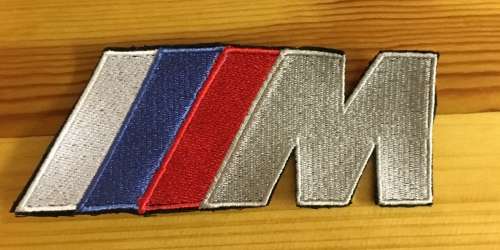 BDG796 BMW motorsport badge patch 14.5cm x 6cm