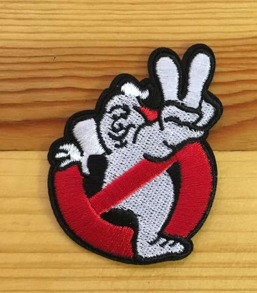 BDG843 Ghostbusters peace badge patch