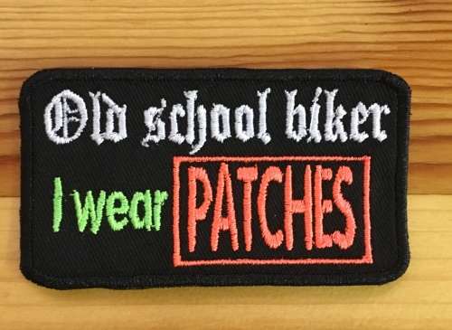 BDG844 I wear patches patch badge
