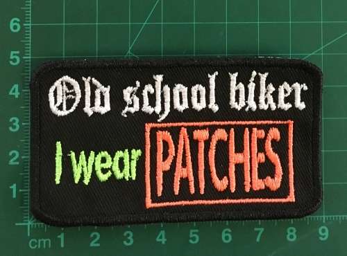 BDG844 I wear patches patch badge