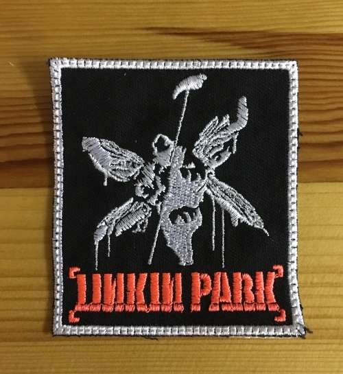 BDG1006 Rock band Linkin Park square badge patch