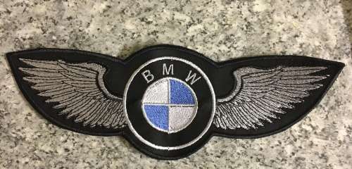 SALE!!! BMW wings badge patch 22.5cm x 9cm NEW DESIGN