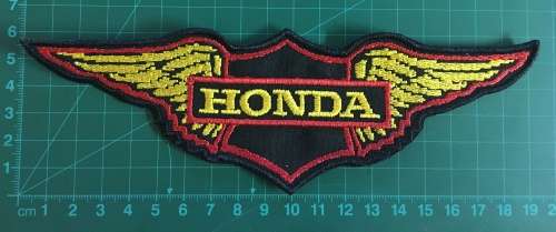 BDG1109 Honda wings badge patch