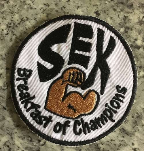 BDG1123 Breakfast champions badge patch