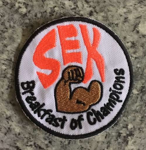 BDG1123 Breakfast champions badge patch
