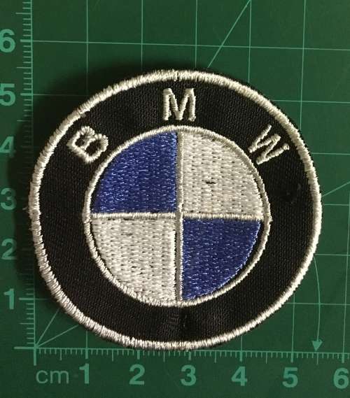 BDG1169 Smaller BMW round badge patch 5.5cm Ideal for cap