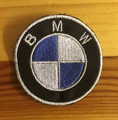 BDG1169 Smaller BMW round badge patch 5.5cm Ideal for cap