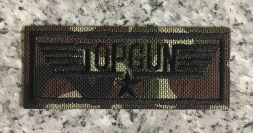 BDG Camoe top gun badge patch