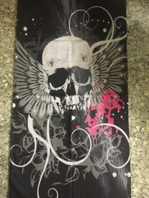 Tube seamless scarf face mask Skull for ladies buff