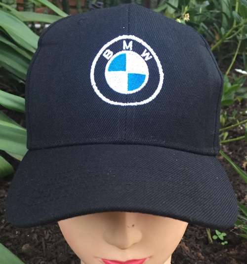 Embroidered and printed BMW cap black