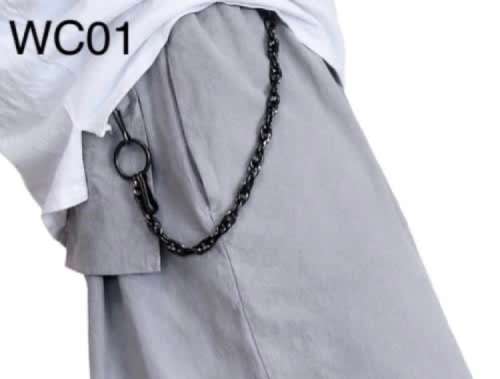 Fashion  Jewellery Wallet Black nickle Biker Punk Silver Toned