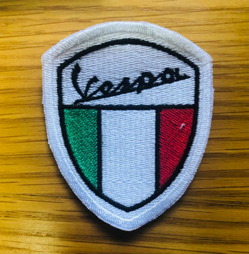 Vespa shield badge patch
