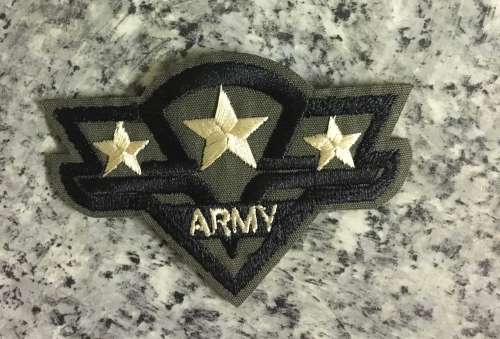 R20 bargain Army stars patch badge
