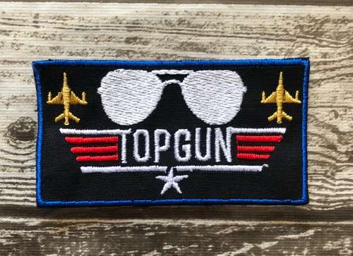 Aviation patch top Gun sun glasses white