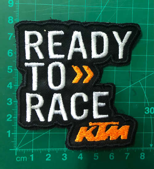 KTM Read to race patch badge