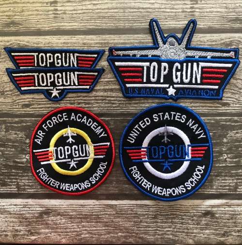 Aviation Top gun patches set 8