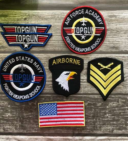 Aviation Top gun patches set 7