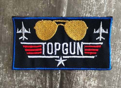 Top gun badge patch sunglasses