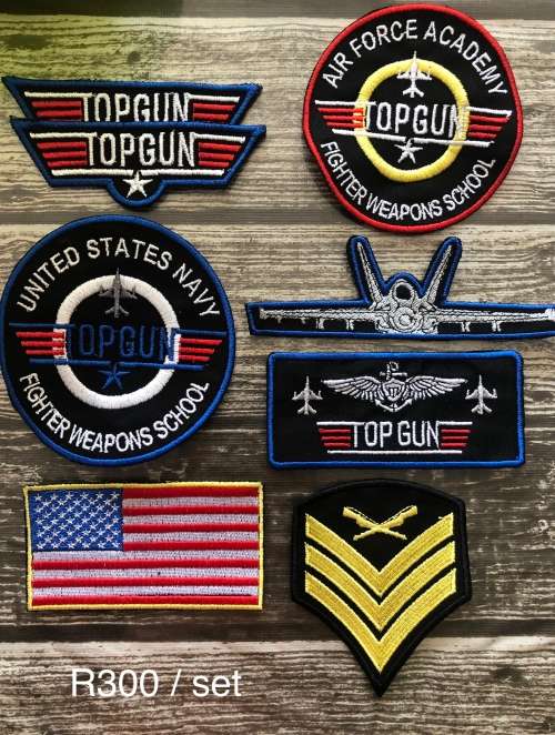 Aviation Top gun patches set 9