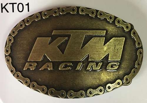 KT01 Biker Belt buckle plated bronz KTM