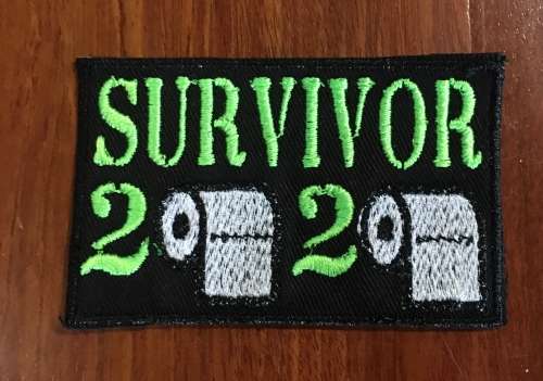 2020 Survivor badge patch 8cm