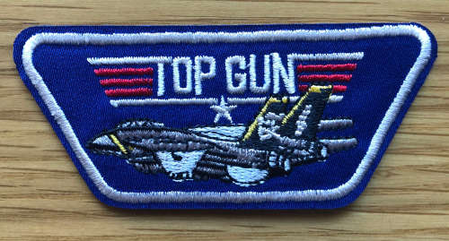 BDG579 Top gun with planes badge patch