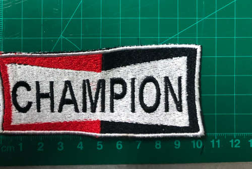 CHM racing suit badge patch 6