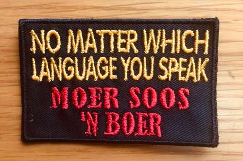 Afrikaans Boer patch
