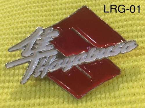 Hayabusa metal pin badge screw backside - 3cm