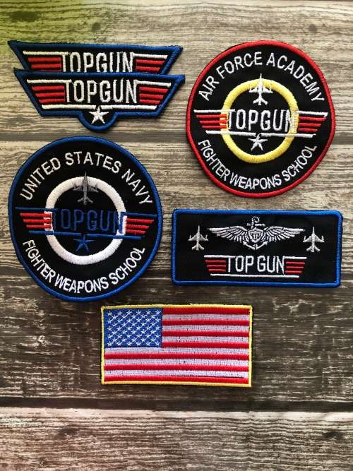 Aviation Top gun patches set 6
