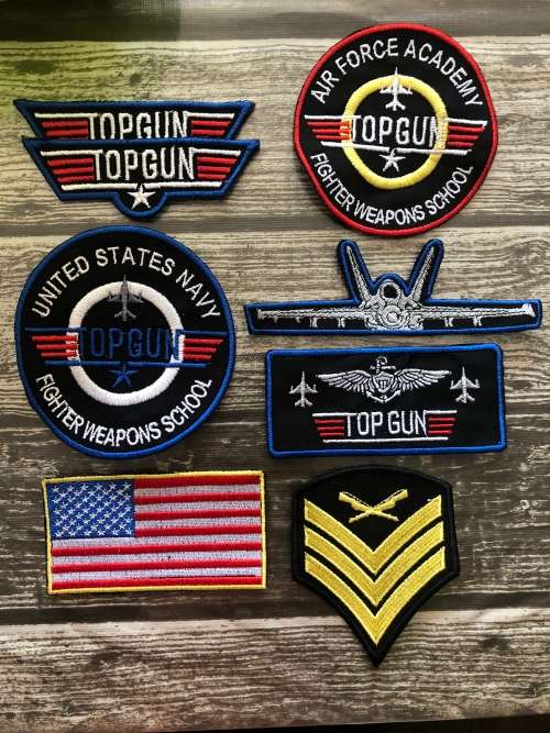 Aviation Top gun patches set 9