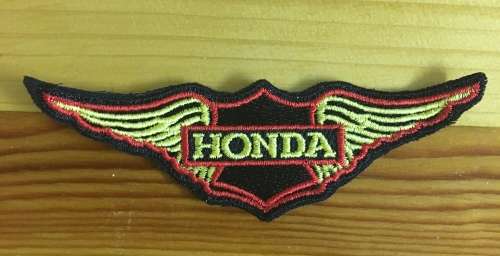 BDG1196 Biker Honda Wing patch 12cm