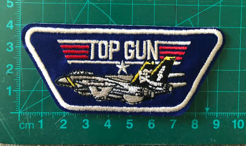 BDG579 Top gun with planes badge patch