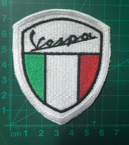 Vespa shield badge patch