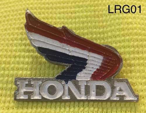 Honda metal pin badge screw backside - 3cm