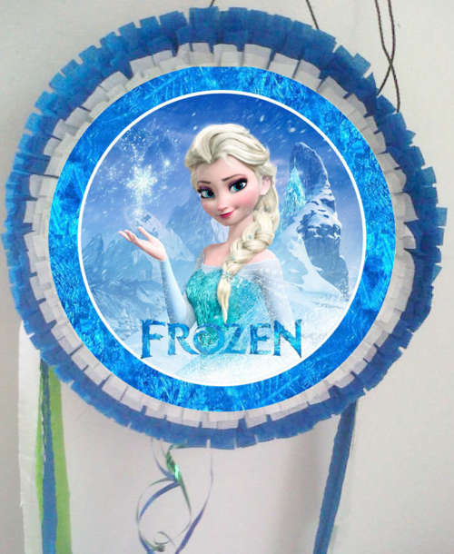 Round Elsa Pinata - Frozen party