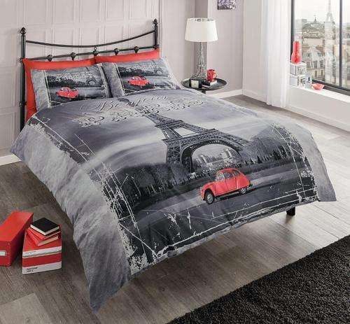 Retro Paris Duvet Set / French Duvet Set