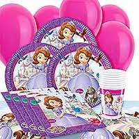 Party Kit  for 8 - IN STOCK - Sofia the First